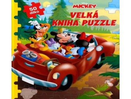 Mickey a jeho přátelé Velká kniha puzzle  Mickey a jeho přátelé Velká kniha puzzle
