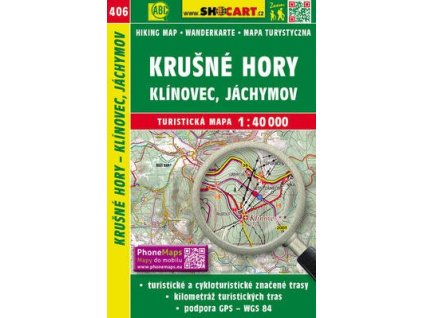 Krušné hory Klínovec, Jáchymov 1:40 000  Krušné hory Klínovec, Jáchymov 1:40 000