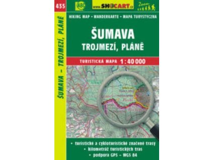 Šumava, Trojmezí, Pláně 1:40 000  Šumava, Trojmezí, Pláně 1:40 000