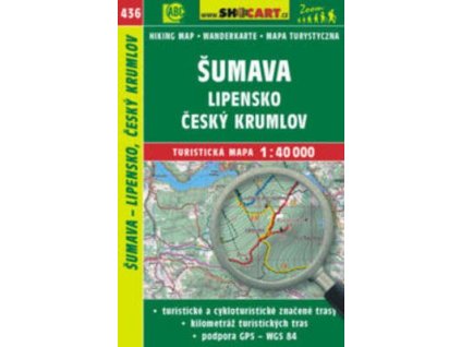 Šumava, Lipensko, Český Krumlov 1:40 000  Šumava, Lipensko, Český Krumlov 1:40 000