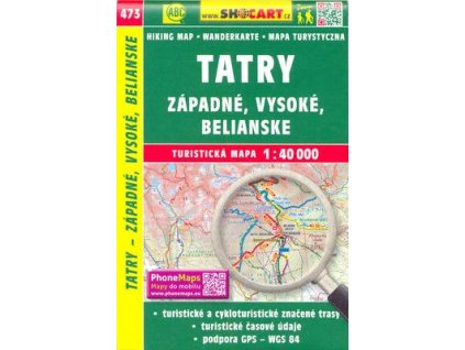 Tatry - Západné, Vysoké, Belianske 1:40 000  Tatry - Západné, Vysoké, Belianske 1:40 000