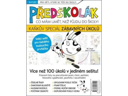 Předškolák Kaňkův speciál zábavných úkolů  Předškolák Kaňkův speciál zábavných úkolů