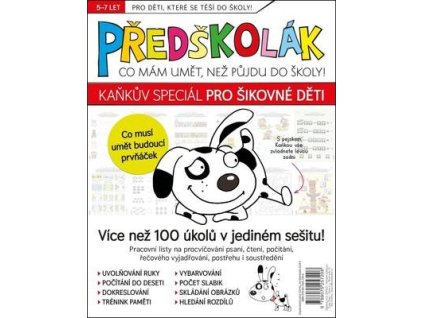 Předškolák Kaňkův speciál pro šikovné děti  Předškolák Kaňkův speciál pro šikovné děti