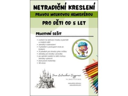 Netradiční kreslení pravou mozkovou hemisférou  Netradiční kreslení pravou mozkovou hemisférou - Jana Grygarová-Laštovičková