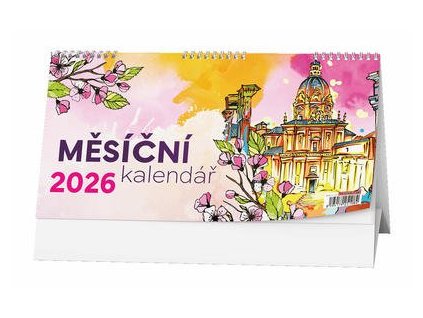 Měsíční kalendář 2026 - stolní kalendář  Měsíční kalendář 2026 - stolní kalendář
