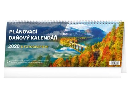 Plánovací daňový kalendář 2026 - stolní kalendář  Plánovací daňový kalendář 2026 - stolní kalendář
