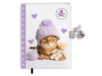 Zápisníček se zámkem CUTIE  Zápisníček se zámkem CUTIE