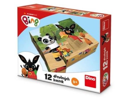 Dřevěné kostky Bing  Dřevěné kostky Bing