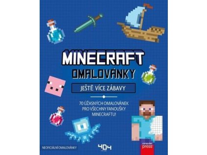 Omalovánky Minecraft Ještě více zábavy  Omalovánky Minecraft Ještě více zábavy