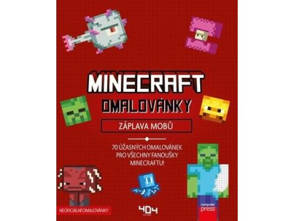 Omalovánky Minecraft Záplava mobů  Omalovánky Minecraft Záplava mobů