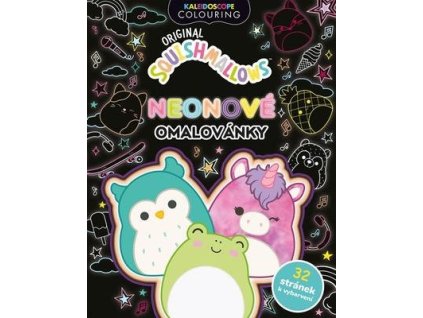 Squishmallows Neonové omalovánky  Squishmallows Neonové omalovánky