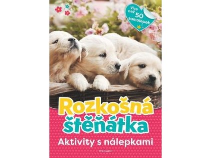 Aktivity s nálepkami Rozkošná štěňátka  Aktivity s nálepkami Rozkošná štěňátka