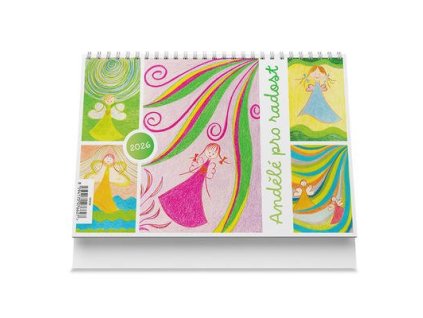 Andělé pro radost 2026 - stolní kalendář  Andělé pro radost 2026 - stolní kalendář