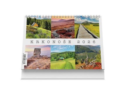 Krkonoše 2026 - stolní kalendář  Krkonoše 2026 - stolní kalendář