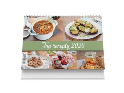 Top recepty 2026 - stolní kalendář  Top recepty 2026 - stolní kalendář