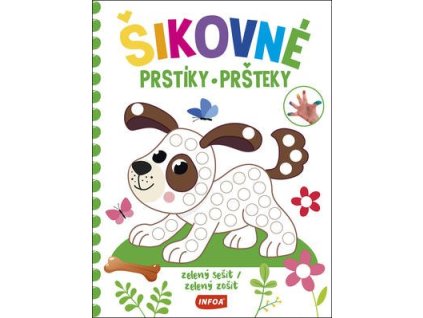 Šikovné prstíky/pršteky zelený sešit/zelený zošit  Šikovné prstíky/pršteky zelený sešit/zelený zošit