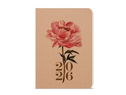 Týdenní diář 2026 Oskar Kraft A5 Růže  Týdenní diář 2026 Oskar Kraft A5 Růže