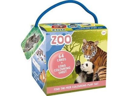 Pexeso na cesty s omalovánkami ZOO  Pexeso na cesty s omalovánkami ZOO