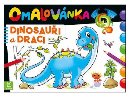 Omalovánka Dinosauři a draci  Omalovánka Dinosauři a draci - Marzena Ćwik