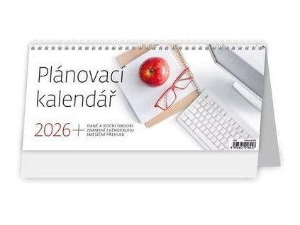 Plánovací kalendář 2026 - stolní kalendář  Plánovací kalendář 2026 - stolní kalendář