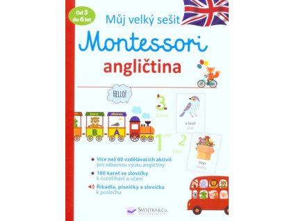 Můj velký sešit Montessori - angličtina - 3 až 6 let  Můj velký sešit Montessori - angličtina - 3 až 6 let   -  Lydie Barusseau