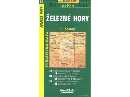 Železné hory 1:50 000  Železné hory 1:50 000