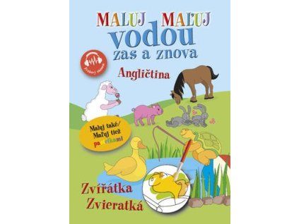 Maluj vodou zas a znova Angličtina Zvířátka  Maluj vodou zas a znova Angličtina Zvířátka