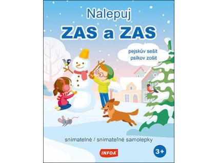 Nalepuj ZAS a ZAS pejskův sešit/psíkov zošit  Nalepuj ZAS a ZAS pejskův sešit/psíkov zošit