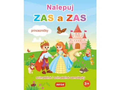 Nalepuj ZAS a ZAS Princezničky  Nalepuj ZAS a ZAS Princezničky