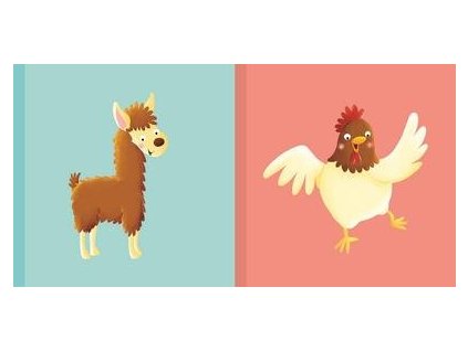 Detská knižka Lama Sliepka  Detská knižka Lama Sliepka