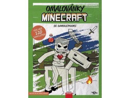 Omalovánky Minecraft se samolepkami  Omalovánky Minecraft se samolepkami