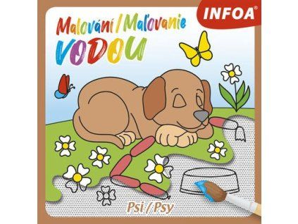 Malování/Maľovanie vodou Psi/Psy  Malování/Maľovanie vodou Psi/Psy
