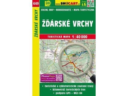 Žďárské vrchy 1:40 000  Žďárské vrchy 1:40 000