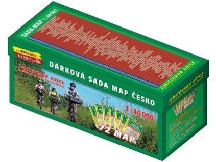 Dárková sada map Česko 1:40 000  Dárková sada map Česko 1:40 000