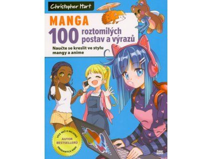 Manga: 100 roztomilých postav a výrazů  Manga: 100 roztomilých postav a výrazů   -  Christopher Hart