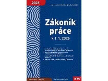 Zákoník práce k 1.1.2026  Zákoník práce k 1.1.2026 - Zdeněk Schmied