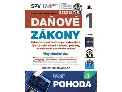 Daňové zákony 2026  Daňové zákony 2026