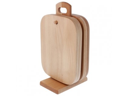 Dřevěný stojan s prkny bukové dřevo