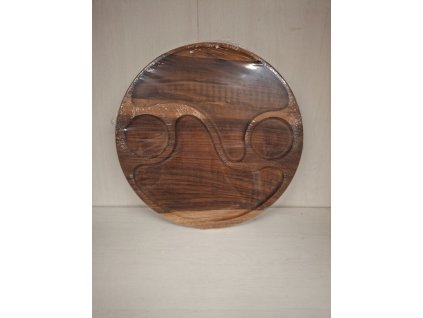 Servírovací tác 2 misky  Servírovací tác 2 misky 29 cm