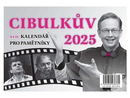 Cibulkův kalendář pro pamětníky 2025  stolní kalendář  Cibulkův kalendář pro pamětníky 2025  stolní kalendář