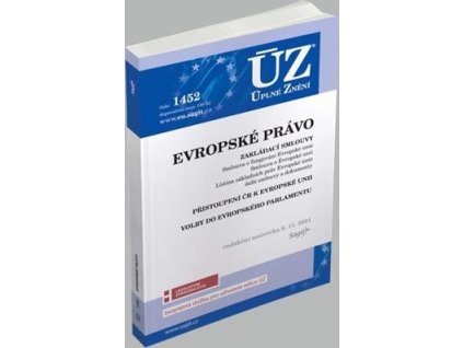 ÚZ 1452 Evropské právo  ÚZ 1452 Evropské právo