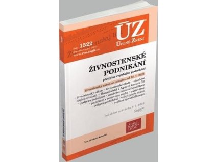 ÚZ 1522 Živnostenské podnikání  ÚZ 1522 Živnostenské podnikání