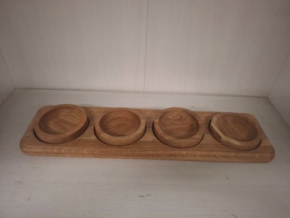 Servírovací tác s miskami  Servírovací tác s miskami