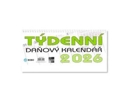 Daňový kalendář 2026 - stolní kalendář  Daňový kalendář 2026 - stolní kalendář