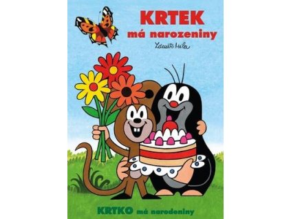 Krtek má narozeniny - omalovánka  Krtek má narozeniny - omalovánka