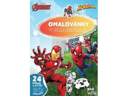 Omalovánky A4 se samolepkami Marvel  Omalovánky A4 se samolepkami Marvel
