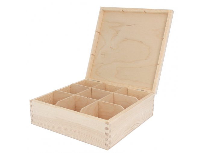 Dřevěná krabička na čaj 9