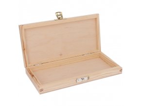 Dřevěná krabička na peníze zámek