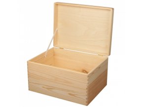 dřevěná krabička otevřená 30x40x23