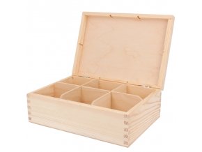 Dřevěná krabička na čaj 6